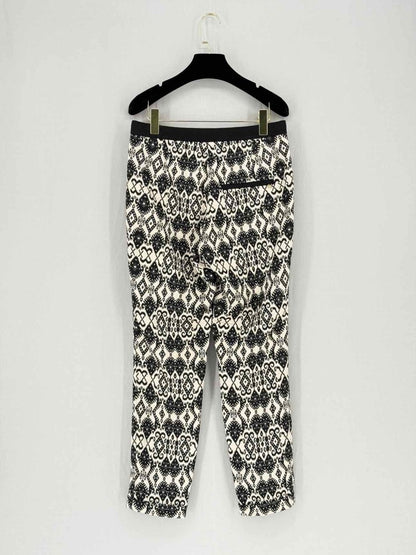 Pre - loved DAY Cropped Black & White Jacquard Pants US4 at Reems Closet