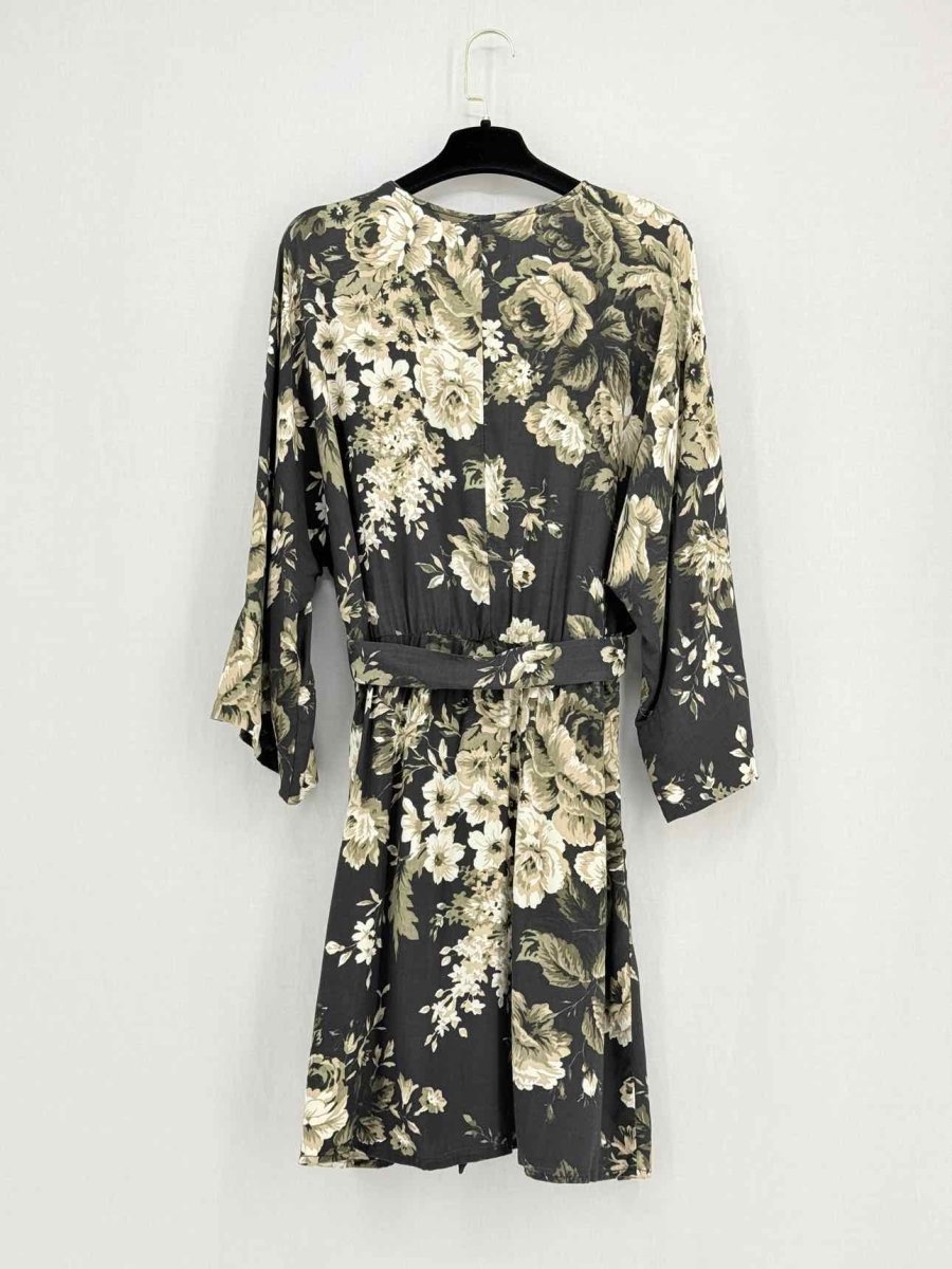 Pre - loved DENIM & SUPPLY Black Multicolor Size Large Short Dress at Reems Closet