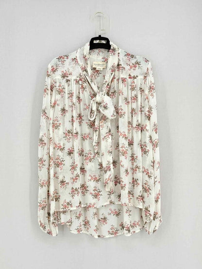 Pre - loved DENIM & SUPPLY Cream Multicolor Size Medium Blouse at Reems Closet