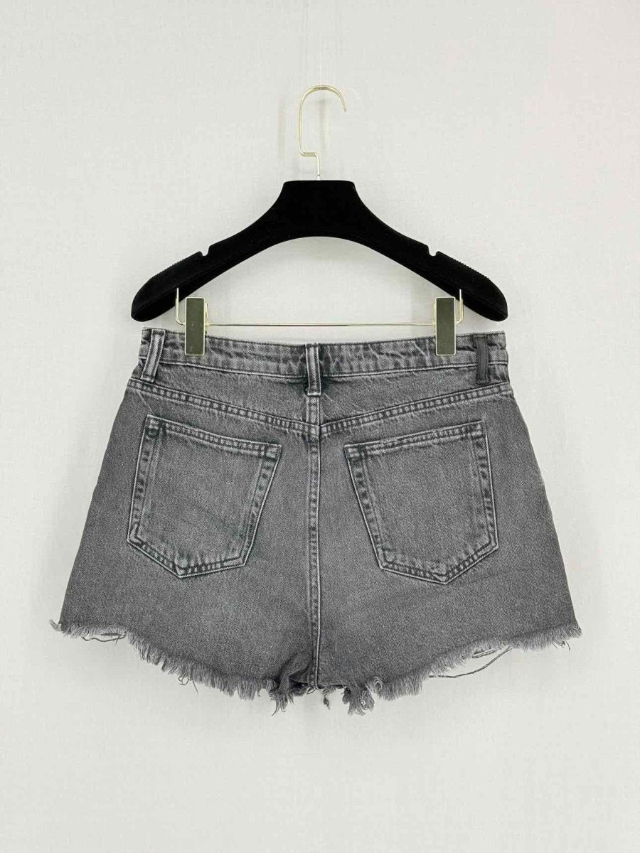 Pre - loved DENIM X ALEXANDER WANG Black Size 29 Shorts at Reems Closet