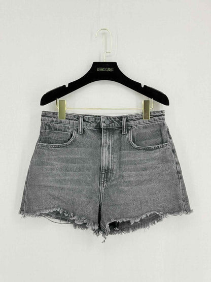 Pre - loved DENIM X ALEXANDER WANG Black Size 29 Shorts at Reems Closet
