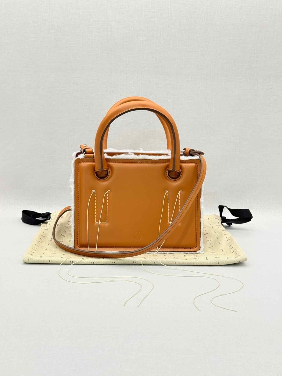 Pre - loved DENTRO Mini Otto Brown Tote Bag at Reems Closet
