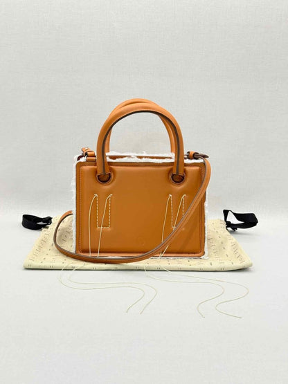 Pre - loved DENTRO Mini Otto Brown Tote Bag at Reems Closet