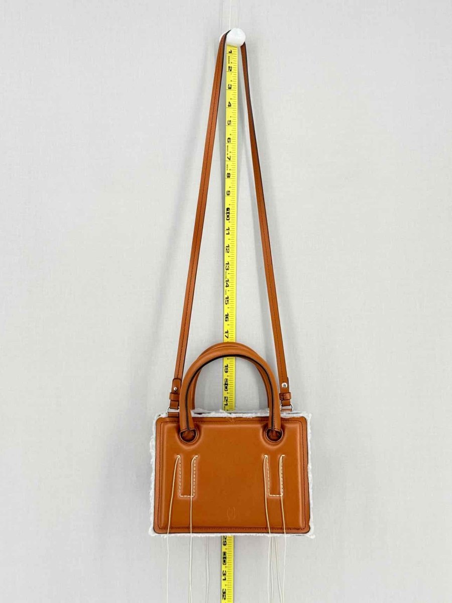 Pre - loved DENTRO Mini Otto Brown Tote Bag at Reems Closet