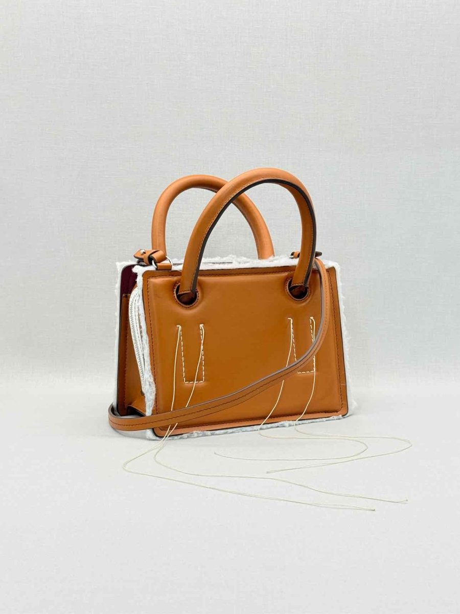 Pre - loved DENTRO Mini Otto Brown Tote Bag at Reems Closet