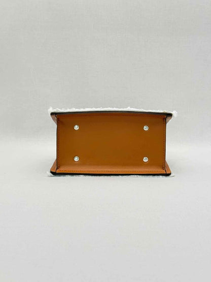 Pre - loved DENTRO Mini Otto Brown Tote Bag at Reems Closet