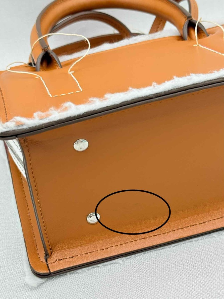 Pre - loved DENTRO Mini Otto Brown Tote Bag at Reems Closet