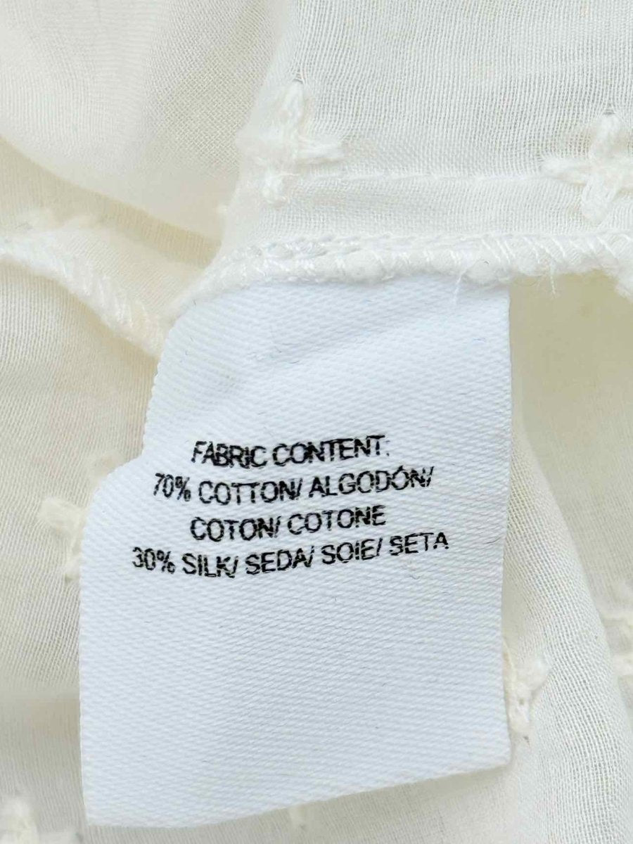 Pre - loved DEREK LAM 10 CROSBY White Eyelet Size US 0 Shirt at Reems Closet