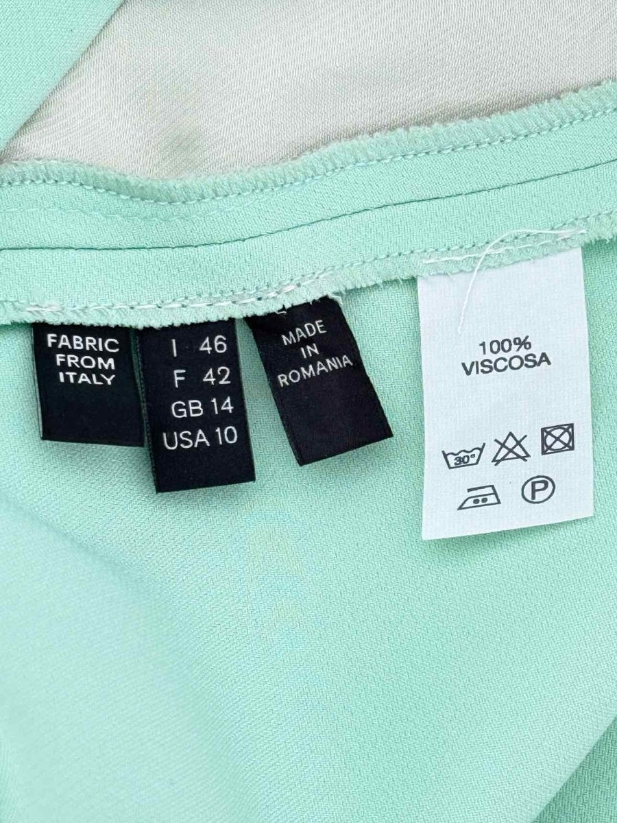 Pre - loved DEREK LAM Light Green Size US 10 Pants at Reems Closet