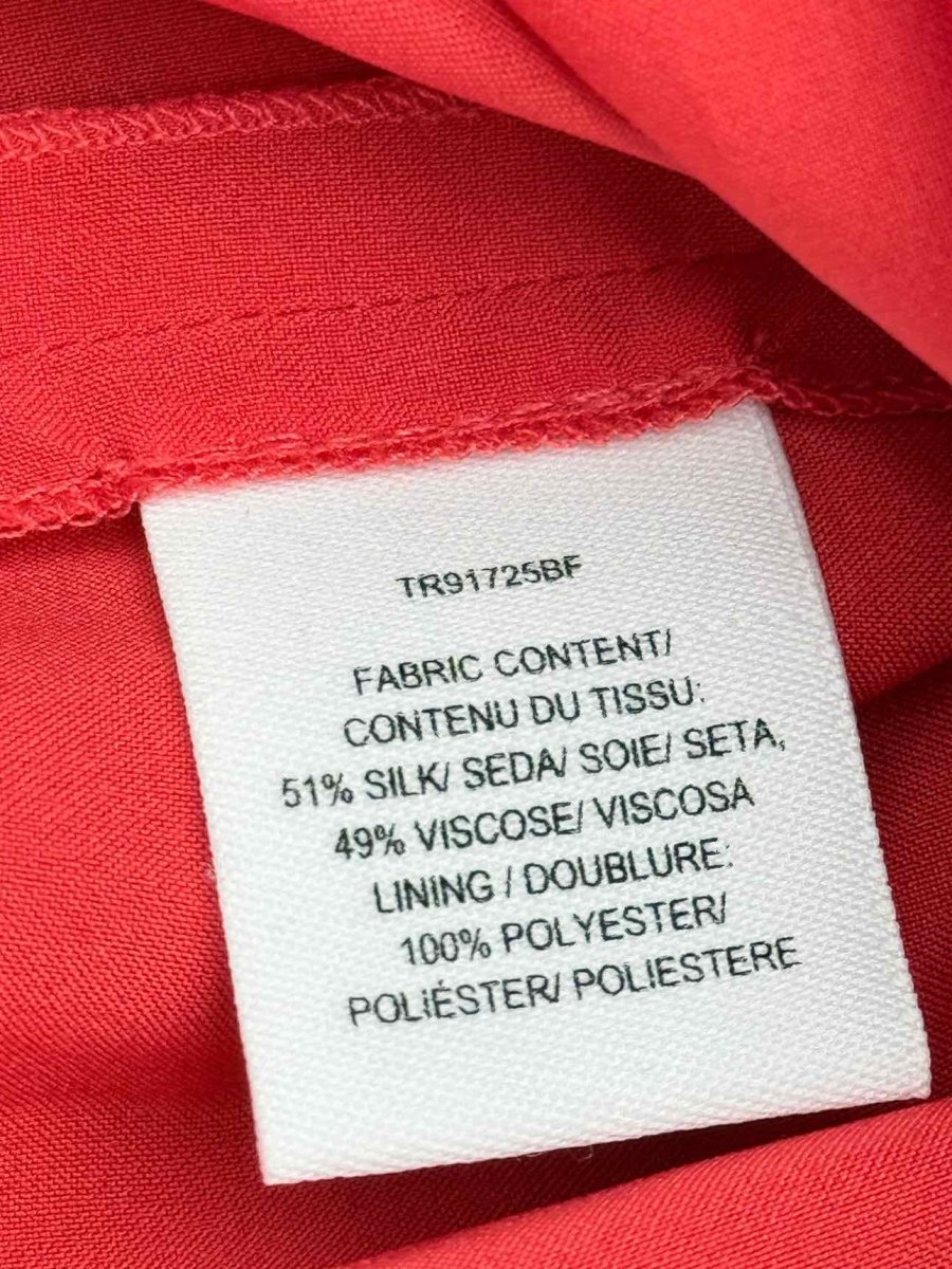 Pre - loved DEREK LAM Smocked Red Multicolor Size US 6 Top at Reems Closet