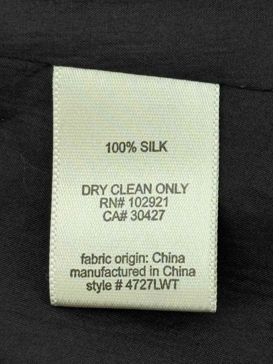 Pre - loved DEVELOPMENT Silk Black Size US 6 Knee Length Dress at Reems Closet