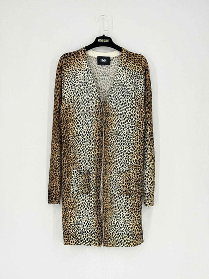 Pre - loved D&G Brown & Beige Leopard Print Size US 6 Short Dress at Reems Closet