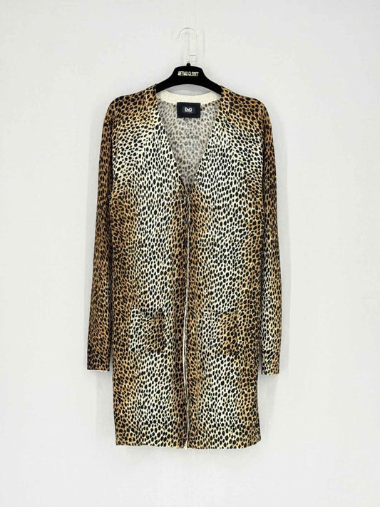 Pre - loved D&G Brown & Beige Leopard Print Size US 6 Short Dress at Reems Closet