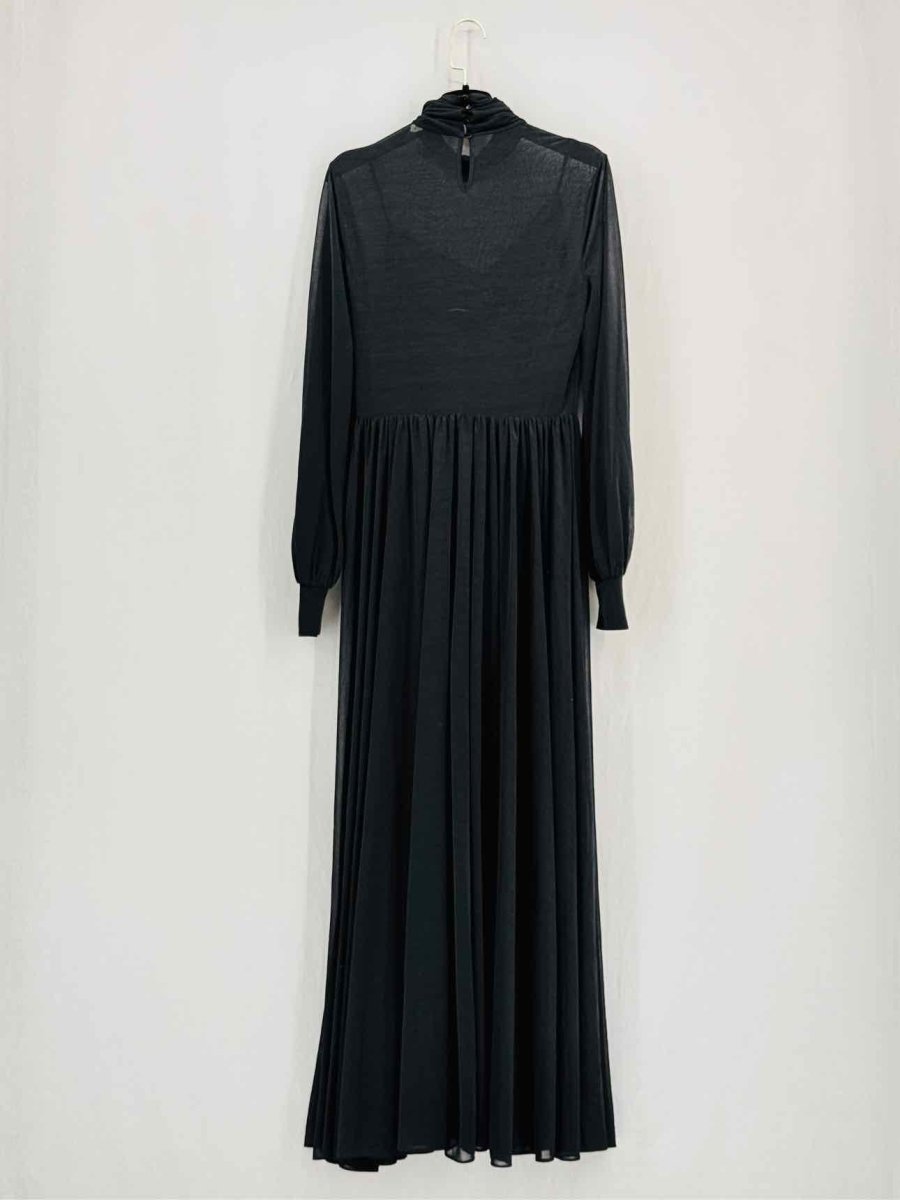 Pre - loved DIANE VON FURSTENBERG Black Size Small Long Dress at Reems Closet