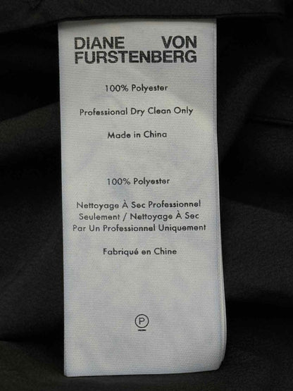 Pre - loved DIANE VON FURSTENBERG Black Size Small Long Dress at Reems Closet