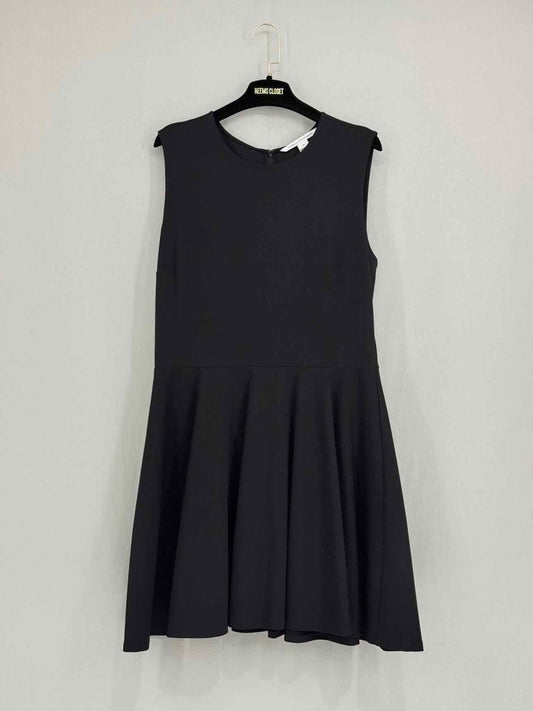 Pre - loved DIANE VON FURSTENBERG Black Size US 14 Short Dress at Reems Closet