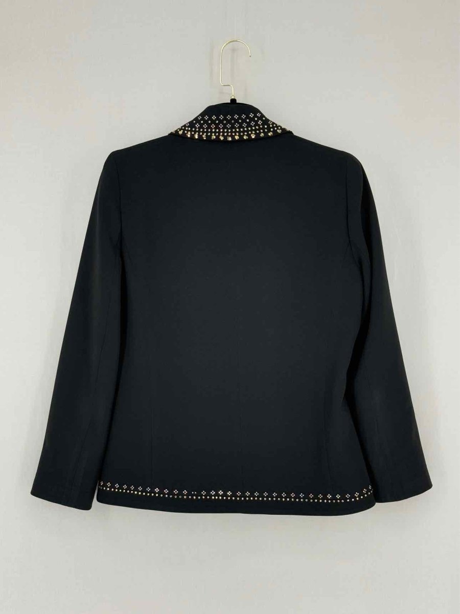 Pre - loved DIANE VON FURSTENBERG Black Size US 2 Jacket at Reems Closet