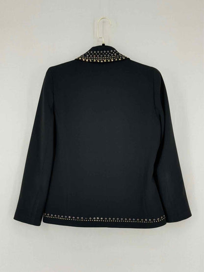 Pre - loved DIANE VON FURSTENBERG Black Size US 2 Jacket at Reems Closet