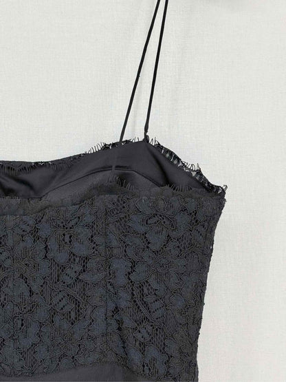 Pre - loved DIANE VON FURSTENBERG Black Size XSmall Jumpsuit at Reems Closet