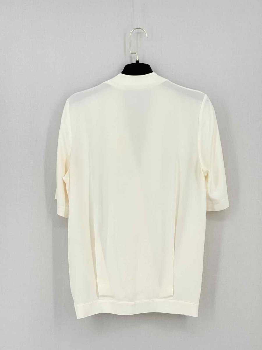Pre - loved DIANE VON FURSTENBERG Cream Size US 0 Blouse at Reems Closet