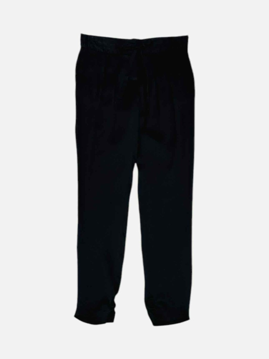 Pre - loved DIANE VON FURSTENBERG High Waisted Black Pants at Reems Closet