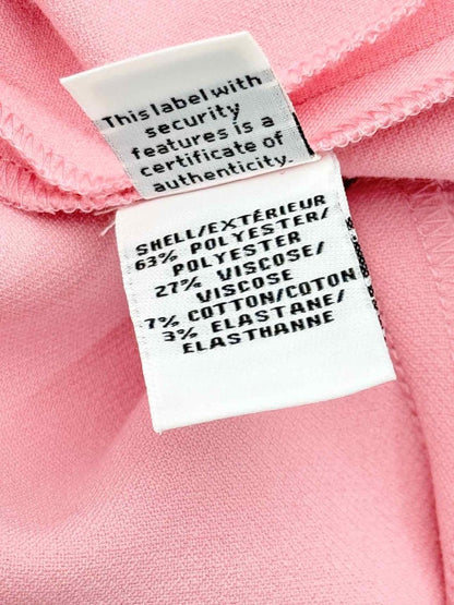 Pre - loved DIANE VON FURSTENBERG Peplum Pink Size US 8 Top at Reems Closet