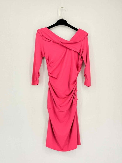 Pre-loved DIANE VON FURSTENBERG Pink Size Small Short Dress at Reems Closet