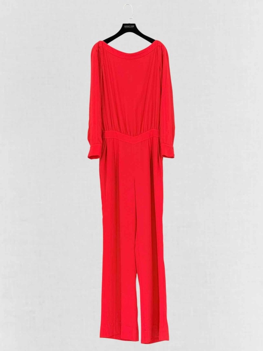 Pre - loved DIANE VON FURSTENBERG Red Size US 4 Jumpsuit at Reems Closet