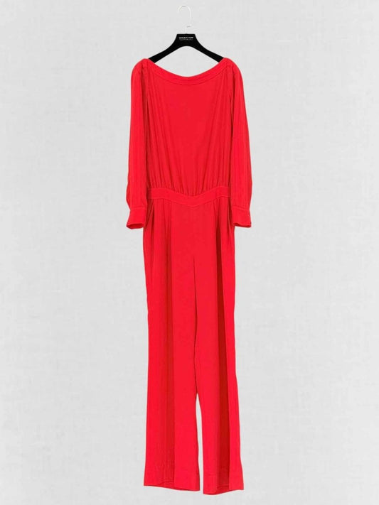 Pre - loved DIANE VON FURSTENBERG Red Size US 4 Jumpsuit at Reems Closet