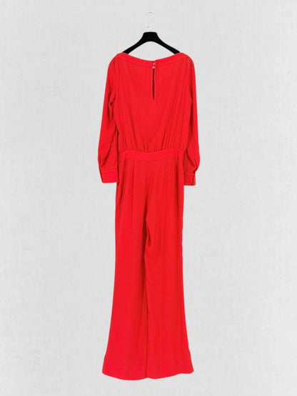 Pre - loved DIANE VON FURSTENBERG Red Size US 4 Jumpsuit at Reems Closet