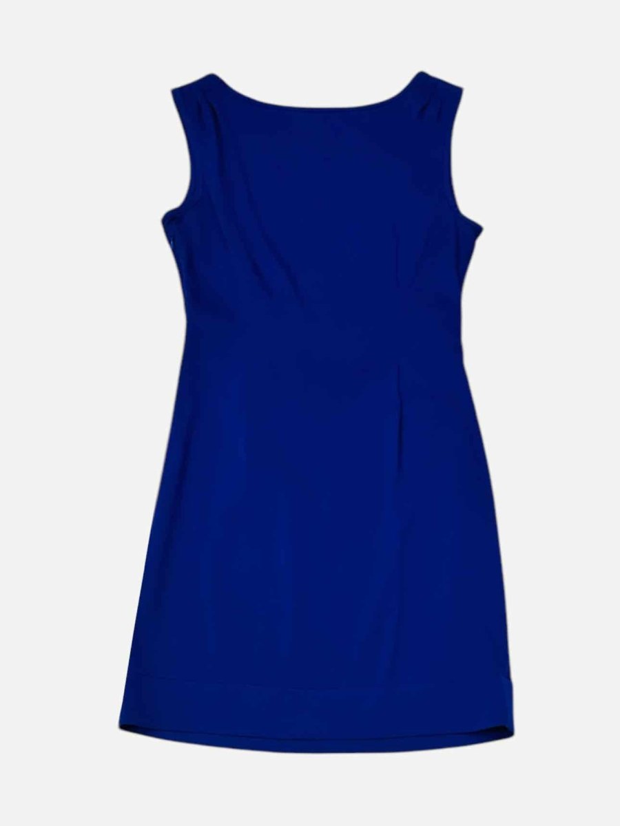 Pre - loved DIANE VON FURSTENBERG Royal Blue Knee Length Dress at Reems Closet