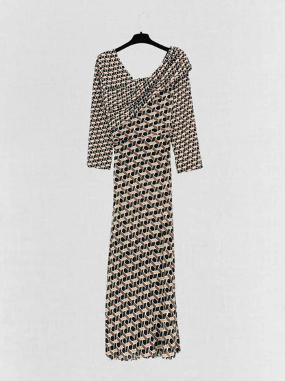 Pre - loved DIANE VON FURSTENBERG Size Large Midi Dress at Reems Closet