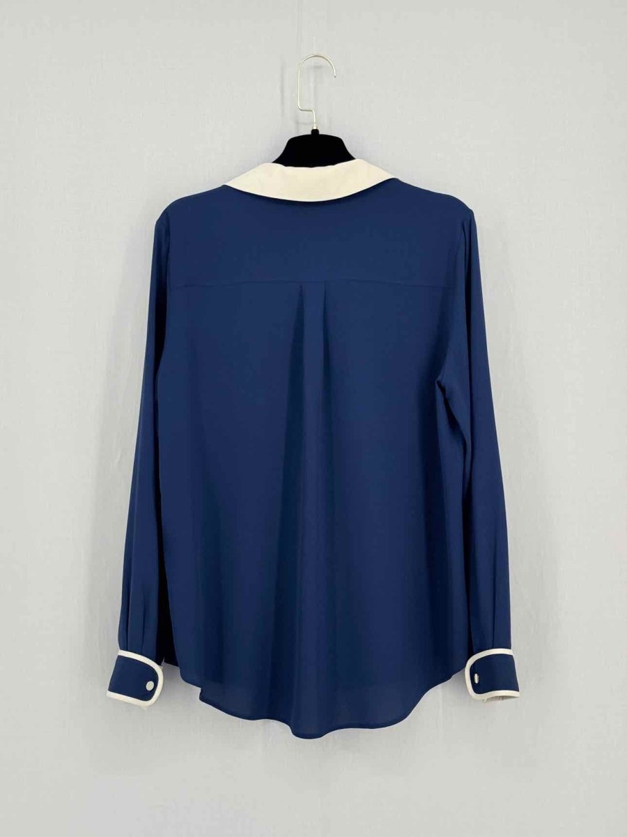 Pre - loved DIANE VON FURSTENBERG Size US 10 Blouse at Reems Closet