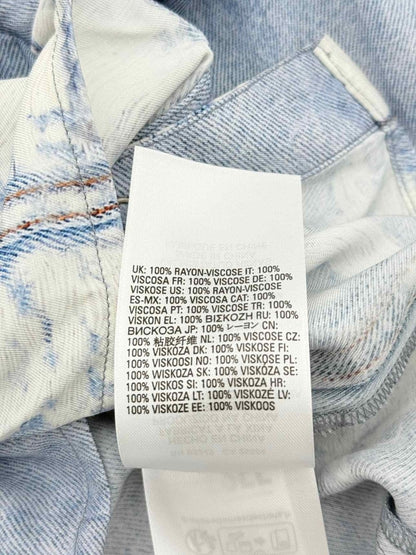 Pre - loved DIESEL C - Lorelle Blue Printed Size US 4 Shirt at Reems Closet