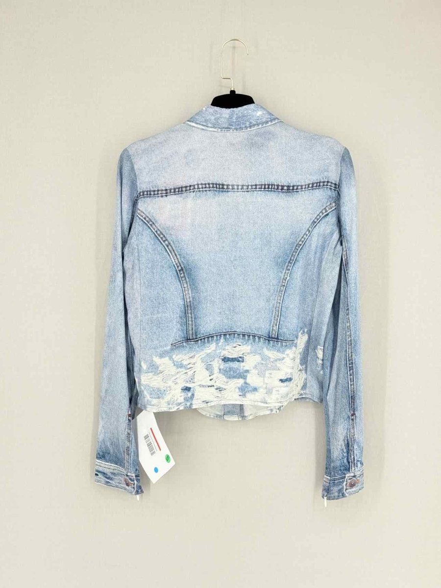 Pre - loved DIESEL C - Lorelle Blue Printed Size US 4 Shirt at Reems Closet