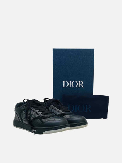 Pre - loved DIOR B27 Low Top Black Sneakers at Reems Closet