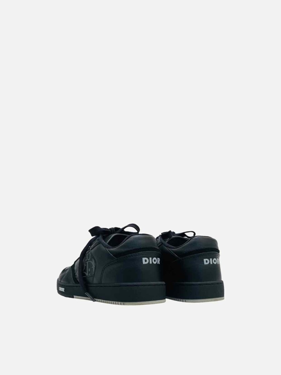 Pre - loved DIOR B27 Low Top Black Sneakers at Reems Closet