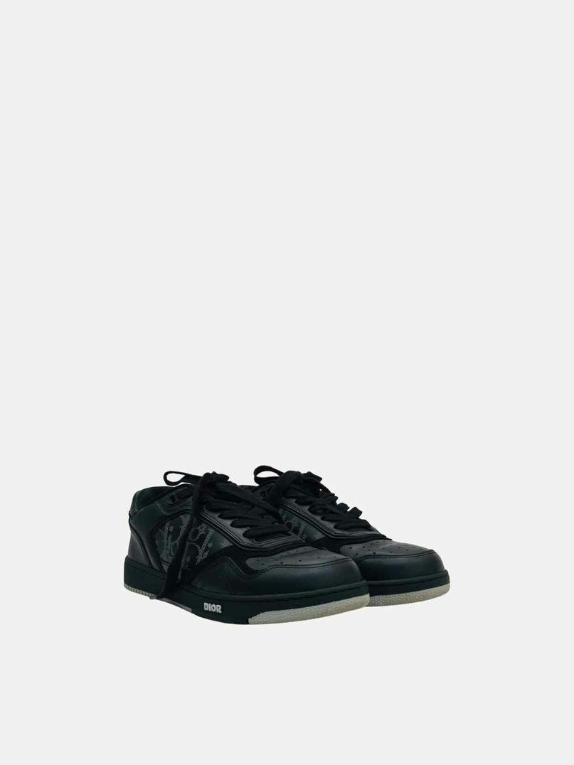 Pre - loved DIOR B27 Low Top Black Sneakers at Reems Closet