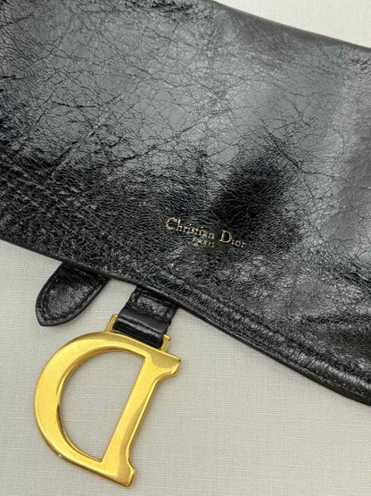 Pre - loved DIOR Black Belt at Reems Closet