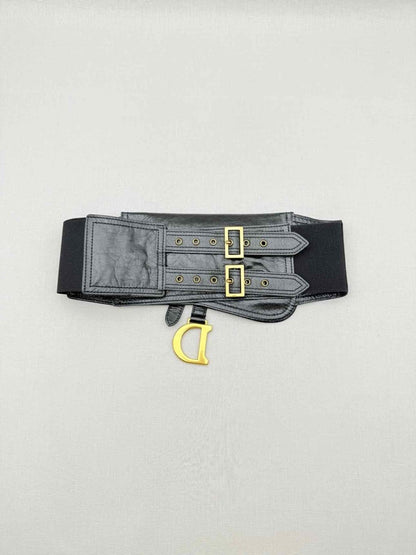 Pre - loved DIOR Black Belt at Reems Closet