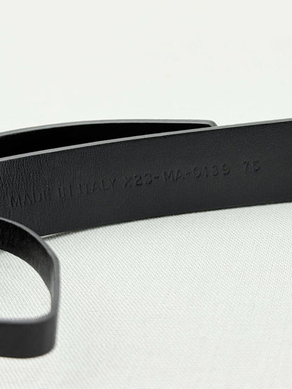 Pre - loved DIOR Black Belt at Reems Closet