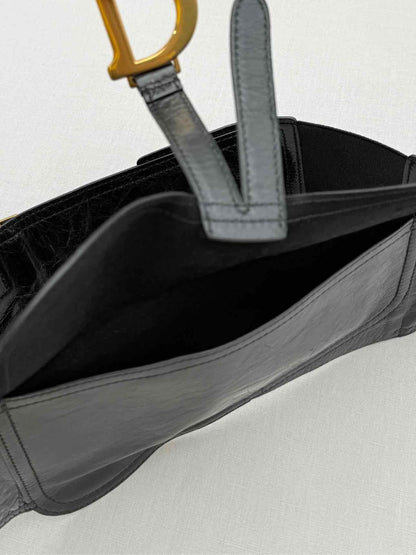 Pre - loved DIOR Black Belt at Reems Closet