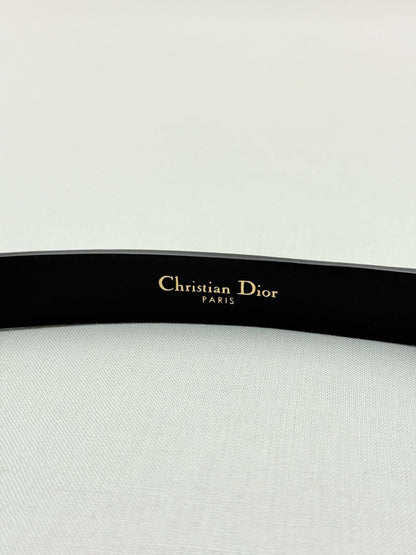 Pre - loved DIOR Black Belt at Reems Closet