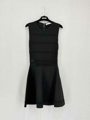 Pre-loved DIOR Black Eyelet Size US 6 Short Dress at Reems Closet