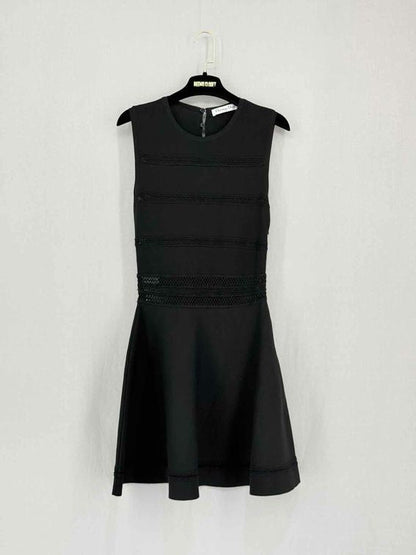 Pre-loved DIOR Black Eyelet Size US 6 Short Dress at Reems Closet