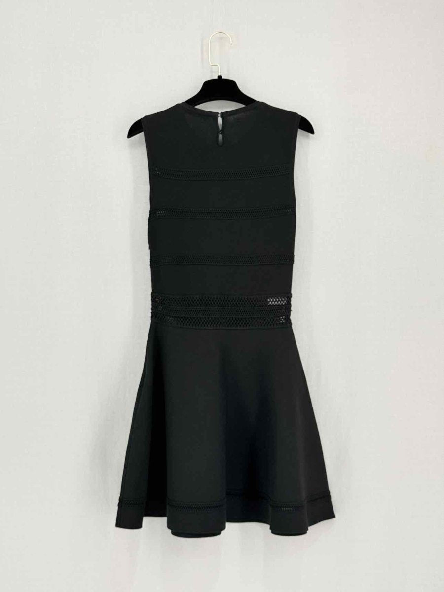 Pre-loved DIOR Black Eyelet Size US 6 Short Dress at Reems Closet