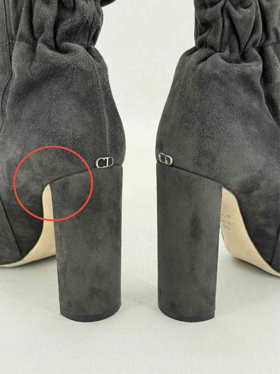 Pre - loved DIOR Black Size EU 38 Ankle Boots at Reems Closet