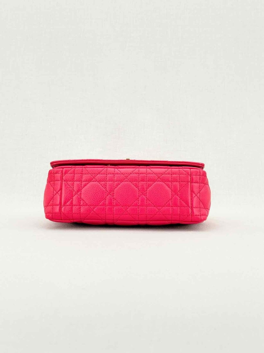 Pre - loved DIOR Caro Red Cannage Shoulder Bag at Reems Closet