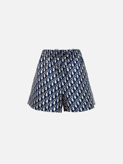 Pre - loved DIOR Chez Moi Blue Dior Oblique Shorts at Reems Closet