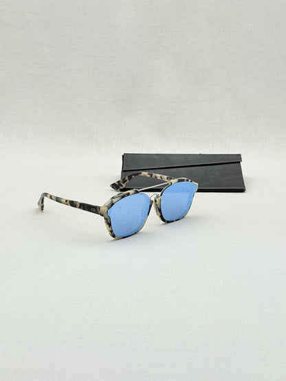 Pre - loved DIOR Cream & Black Sunglasses at Reems Closet